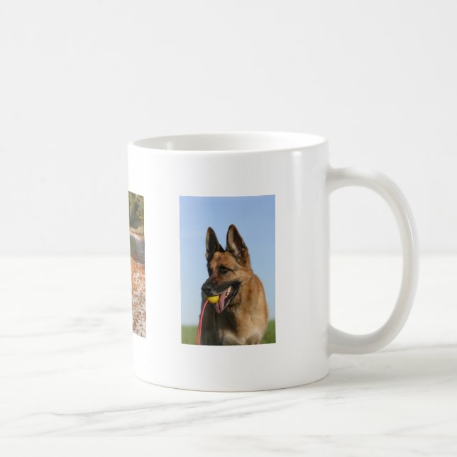 Caneca do cão de german shepherd (Direita)