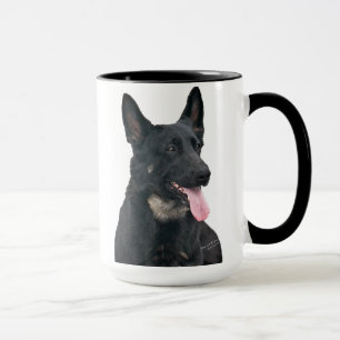 Caneca do cão de german shepherd