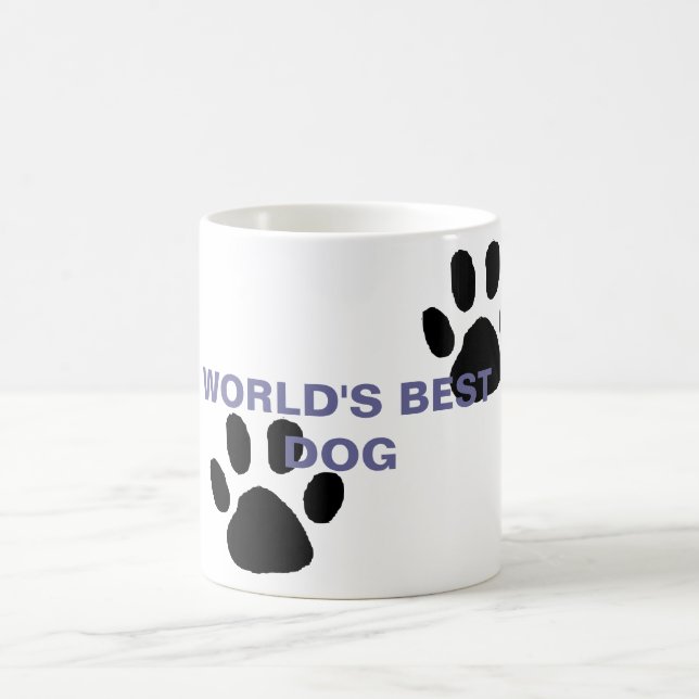 caneca do cão do mundo a melhor (Centro)