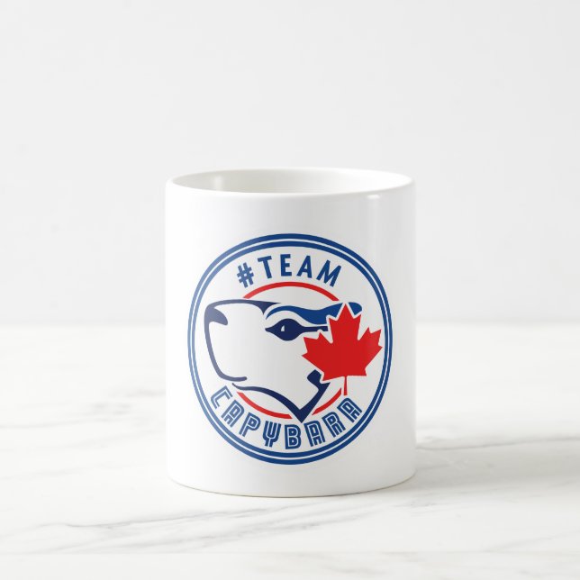 Caneca do Capybara da equipe (Centro)