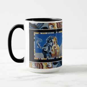Caneca do cavalo, caneca dobro do cavalo, dois