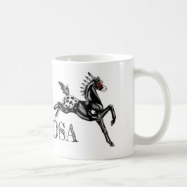 caneca do cavalo do appaloosa