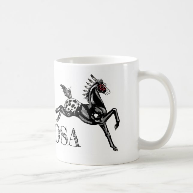 caneca do cavalo do appaloosa (Direita)