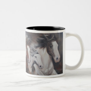 Caneca do cavalo do funcionamento do cigano