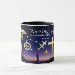 Caneca do Céu Noturno da Enfermeira: Um Presente p