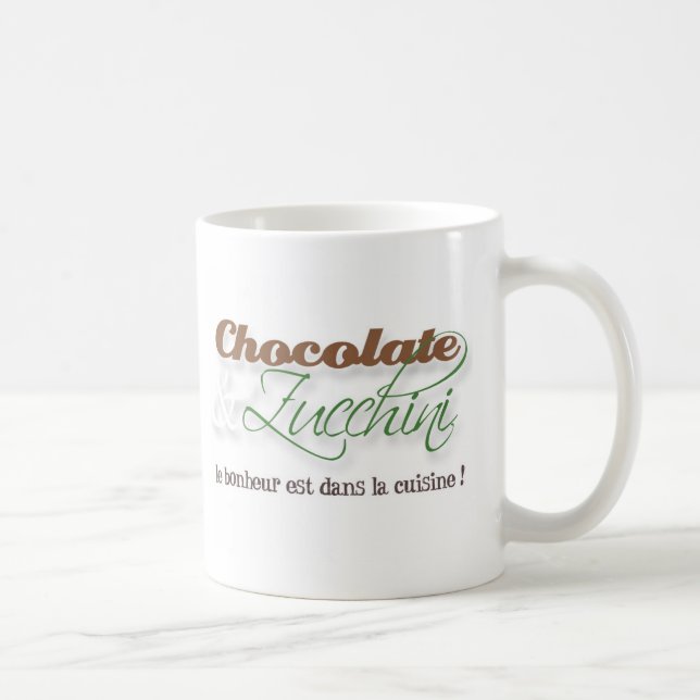 Caneca do chocolate & do abobrinha (Direita)