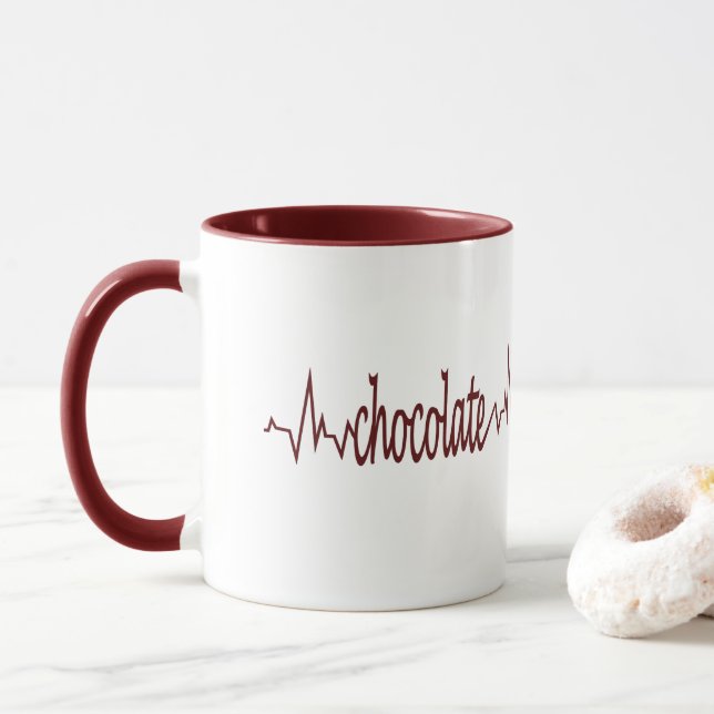 Caneca do chocolate quente (Com Donut)