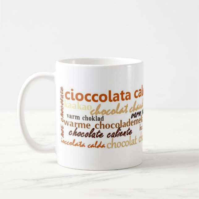 Caneca do chocolate quente (Esquerda)
