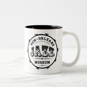 Caneca do cilindro do museu do jazz de Nova