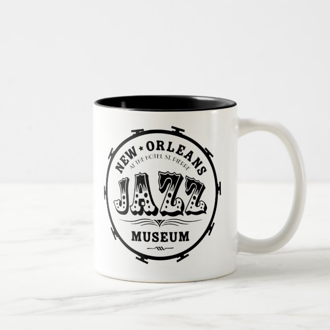 Caneca do cilindro do museu do jazz de Nova (Direita)