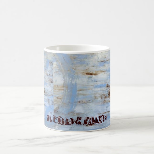 Caneca do círculo dos azul-céu da galeria do DL (Centro)