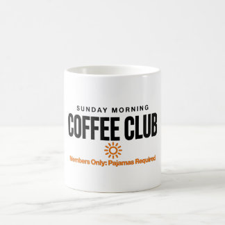 Caneca do Clube de Café da Manhã de Domingo - Pija