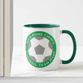 Caneca do Clube de Futebol em Verde