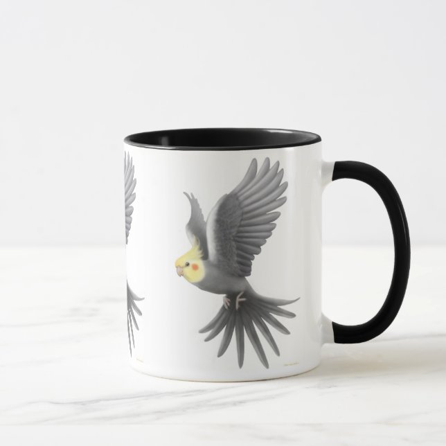 Caneca do Cockatiel do vôo (Direita)