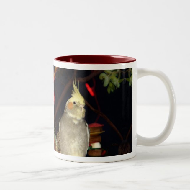 Caneca do Cockatiel - personalizada (Direita)