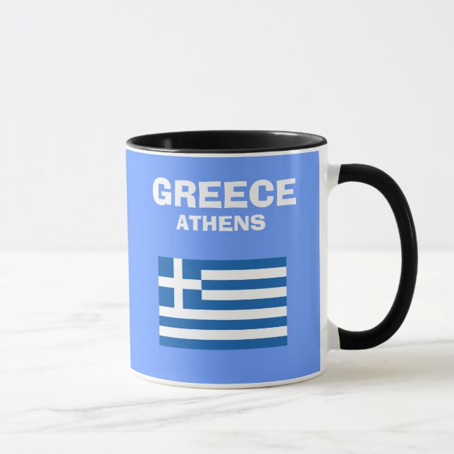 Caneca do código de país de Greece* GR (Direita)