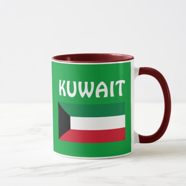 Caneca do código de país do quilowatt de Kuwait* (Direita)