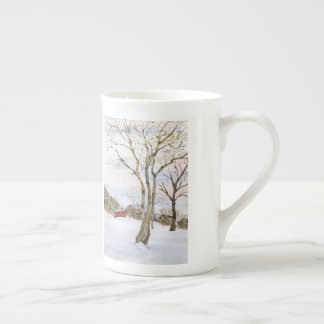 Caneca do cofre de China de osso da neve do