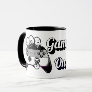Caneca do Controle do Tigre do Orgulho Assexual Jo