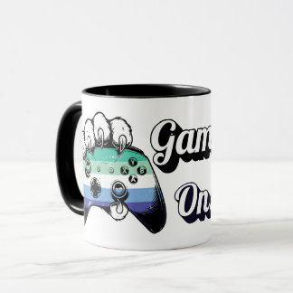Caneca do Controle Gay MLM Orgulho Jogo no Tigre P