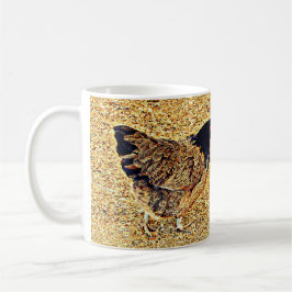 Caneca do copo de café do galo/chá