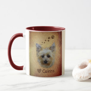 Caneca do copo do cão de Terrier de monte de