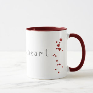 caneca do coração