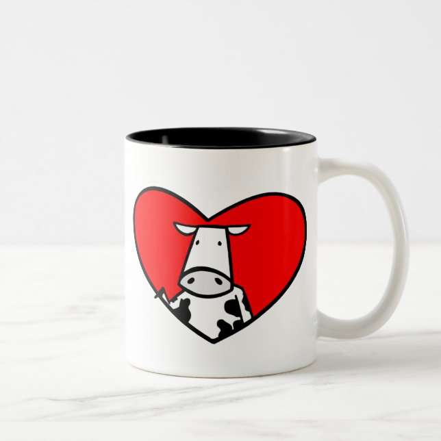 Caneca do coração da vaca (Direita)