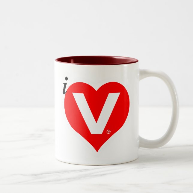 Caneca do coração i<3V (Direita)