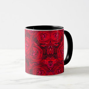 Caneca Do coração - rosas vermelhas para você!