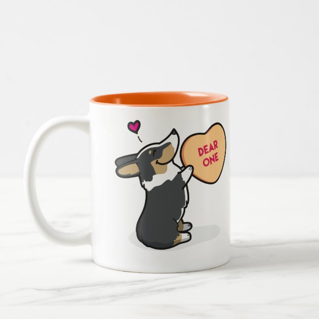 Caneca do Corgi-Tri-Col café do 2015-Pembroke dos (Esquerda)
