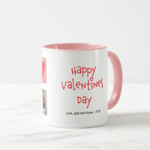 Caneca do costume da foto do feliz dia dos
