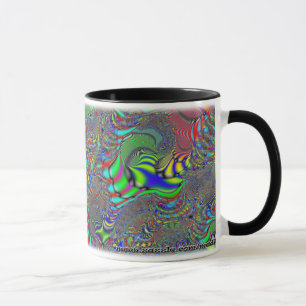 Caneca do costume do Fractal C~16