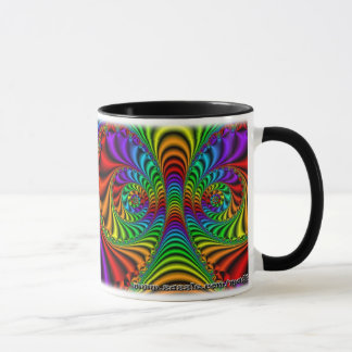 Caneca do costume do Fractal R~08
