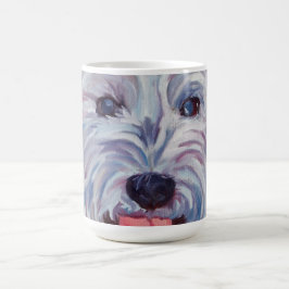 Caneca do costume do retrato do animal de