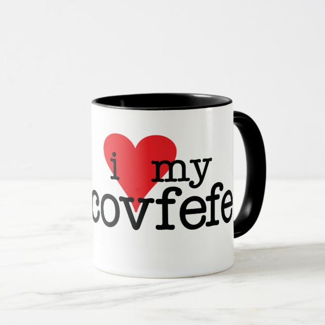 caneca do covfefe (Frente Esquerda)