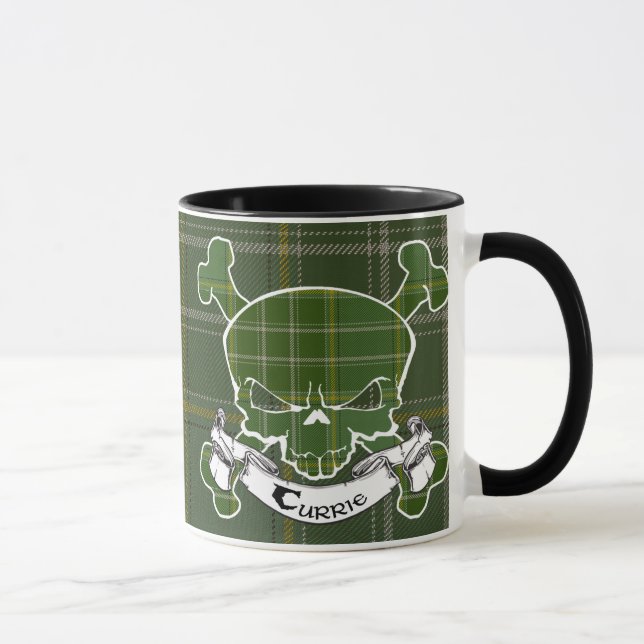 Caneca do crânio do Tartan de Currie (Direita)