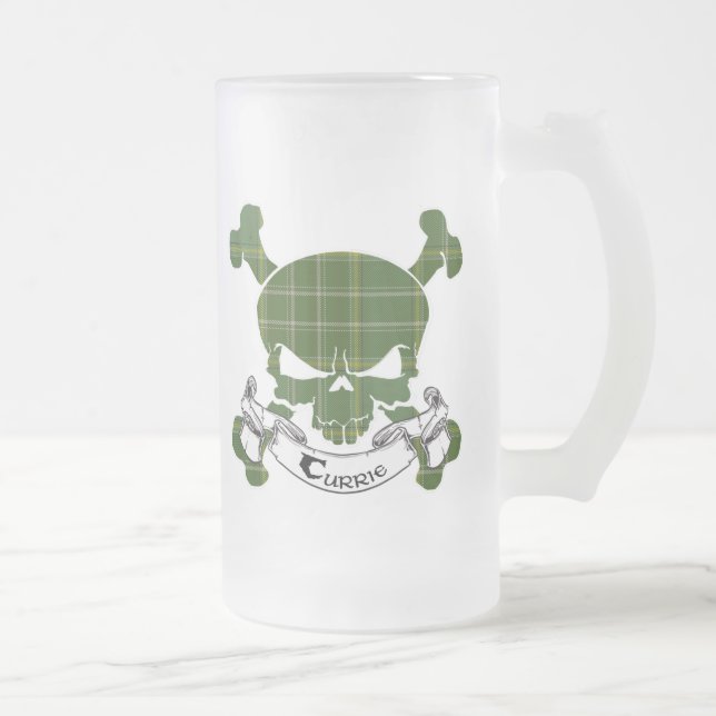 Caneca do crânio do Tartan de Currie (Direita)