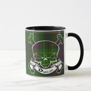 Caneca do crânio do Tartan de Duncan