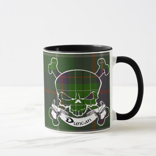 Caneca do crânio do Tartan de Duncan (Direita)