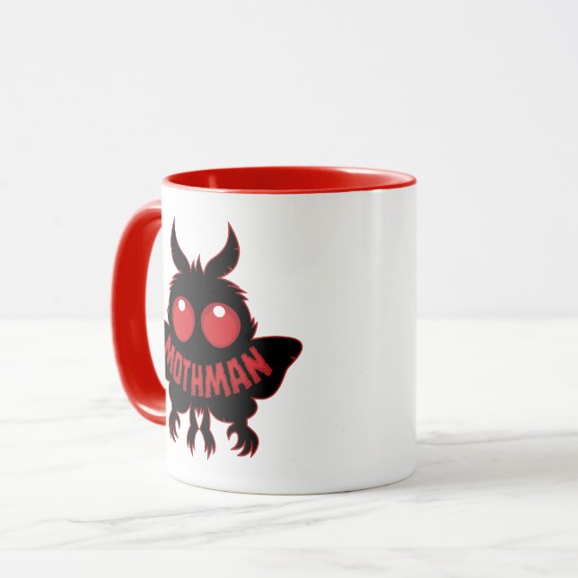 Caneca do Criptídeo Mothman, Point Pleasant West (Frente Esquerda)