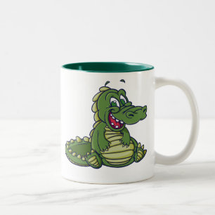 Caneca do crocodilo do bebê
