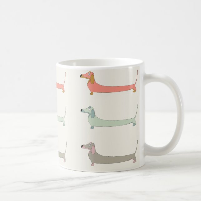Caneca do Dachshund! (Direita)