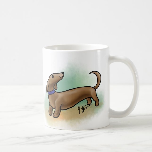 Caneca do Dachshund (Direita)