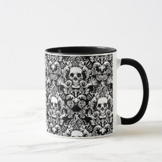 Caneca do damasco do crânio