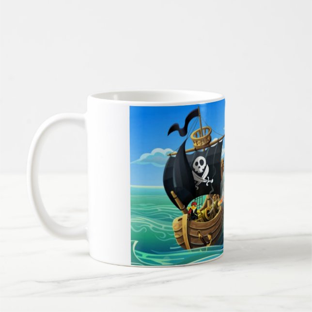 Caneca do Danny Duck o Pirata (Esquerda)