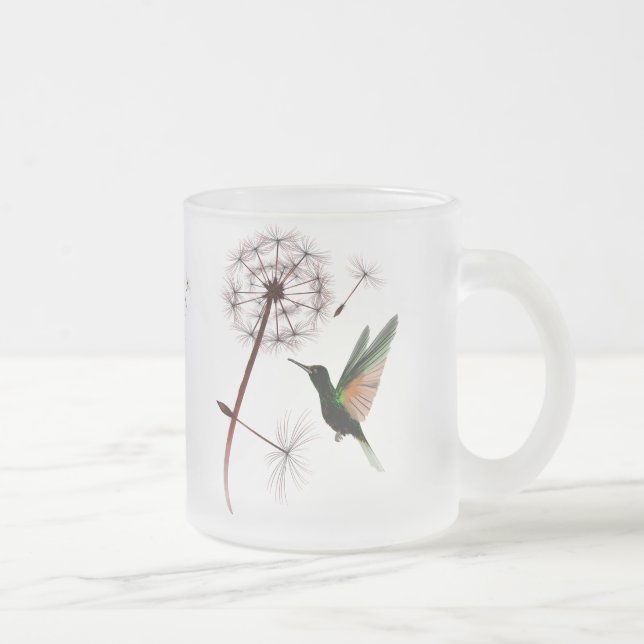 Caneca do dente-de-leão e do colibri (Direita)