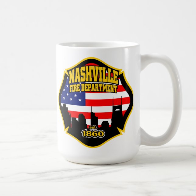 Caneca do departamento dos bombeiros de Nashville (Direita)