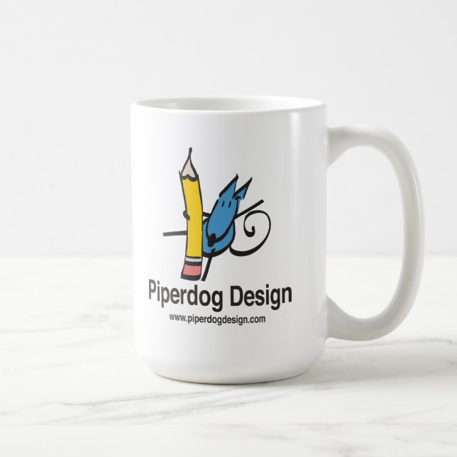 Caneca do design de Piperdog (Direita)