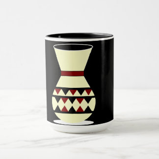 caneca do design do vaso